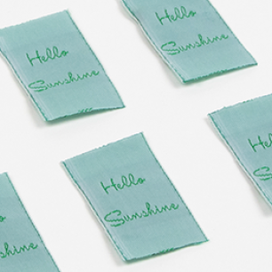 Sewing labels taffeta  Sewing labels taffeta