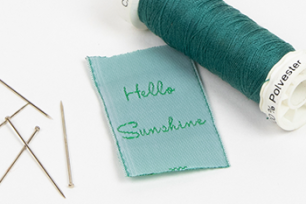 Sewing labels taffeta  Sewing labels taffeta